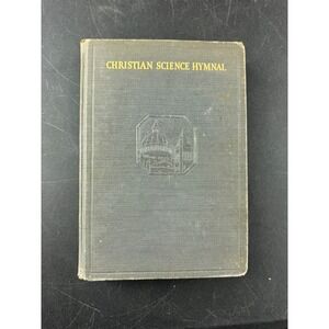1932 Christian Science Hymnal Mary Baker Eddy Blue Hardcover Revised Enlarged